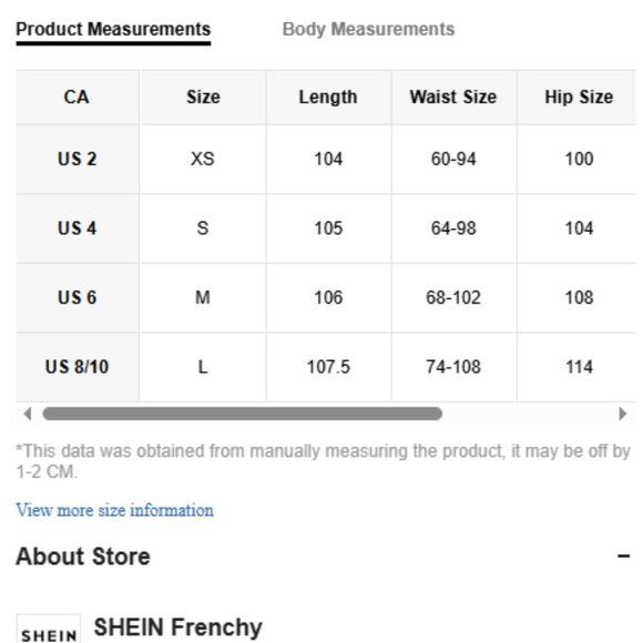 SHEIN ★ Frenchy Paperbag Waist Wide Leg Pants - Picture 7 of 7
